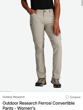 Outdoor Research Convertible Cargo Pants — Light Khaki